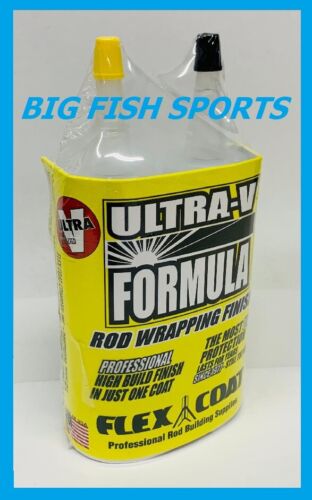 FLEX COAT Ultra V High Build Wrap 4 oz. Finish Kit #V4Y FREE USA SHIP! Rod Wrap - Afbeelding 1 van 3