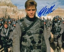 CASPER VAN DIEN signed autograph 20x25cm STARSHIP TROOPERS in person autograph