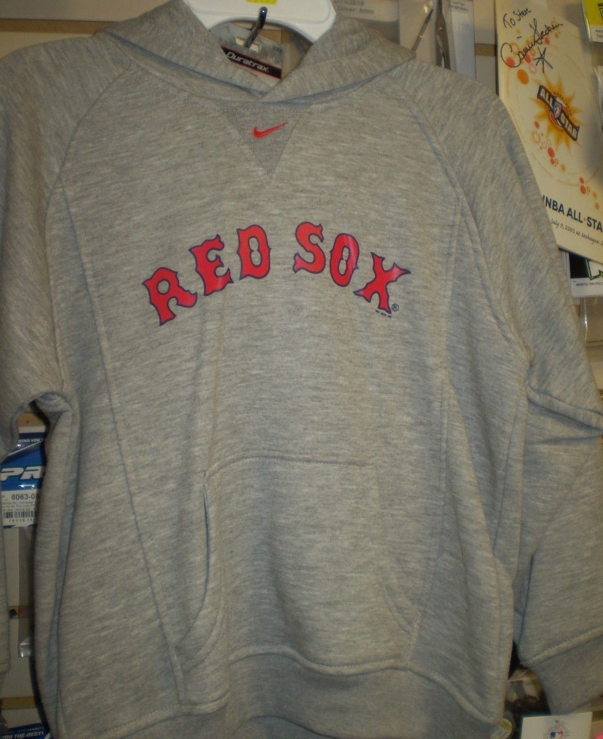 Boston Red Sox NIKE Youth Gray Hoody 
