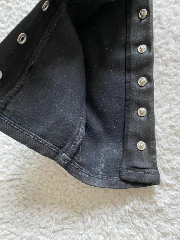 Legging Gap 1969 Inner Acogedor Mujer Talla 27 Negro Pantalones a Presión (D1) Foto 4 de 4