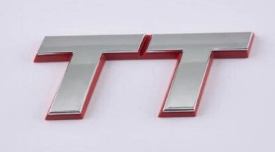 Original Audi TT Schriftzug hinten Emblem Heckklappe Logo chrom 