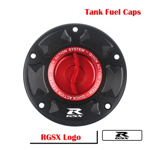 CNC ALU Keyless Tank Cover Caps Fuel Gas Case for SUZUKI SV 650 SV650 03-20 - Picture 3 of 11