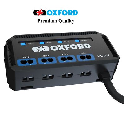 Oxford 12V Motorrad Anschlussdose Power Hub für Heizgriffe und Zubehör