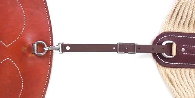 AMISH-HANDMADE Cinch Connector Synthetic Leather Stainless Spring Snap Amish New Eddy's Tack