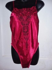 Cinema Exoile Women's Size L RED Lace ONE PIECE TEDDY