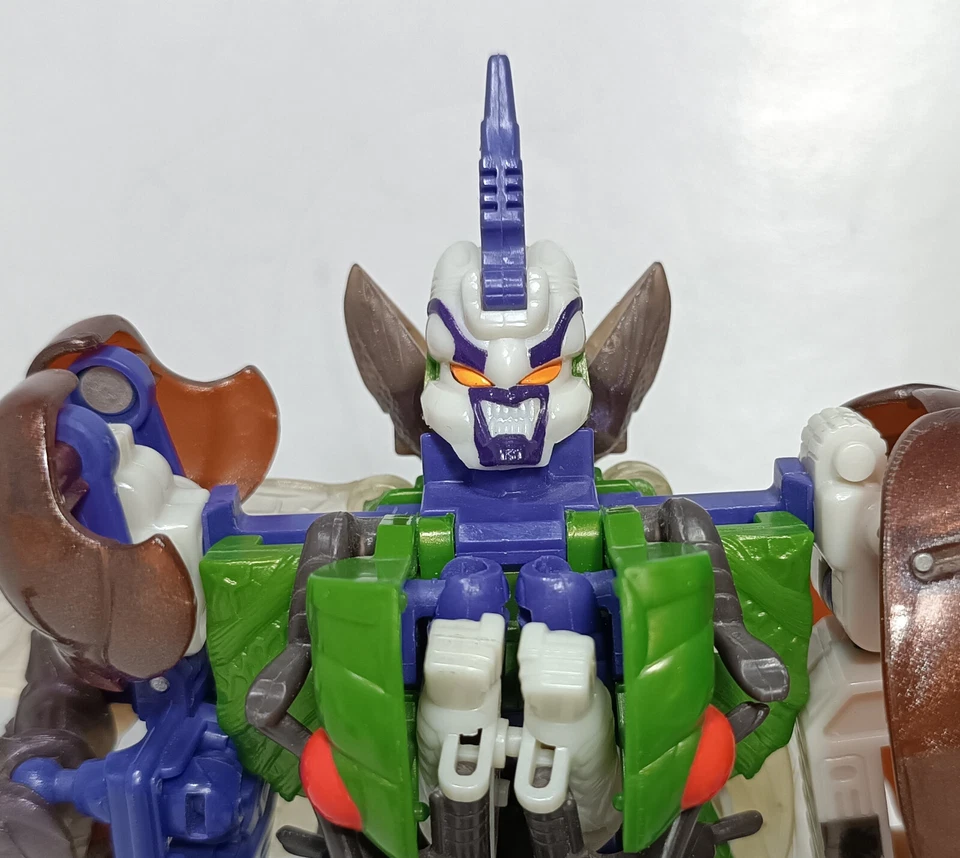 HASBRO VTG 1997 TRANSFORMERS BEAST WARS TRIPREDACUS COMBINER ROBOT 99% COMPLETE - Image 3 of 4