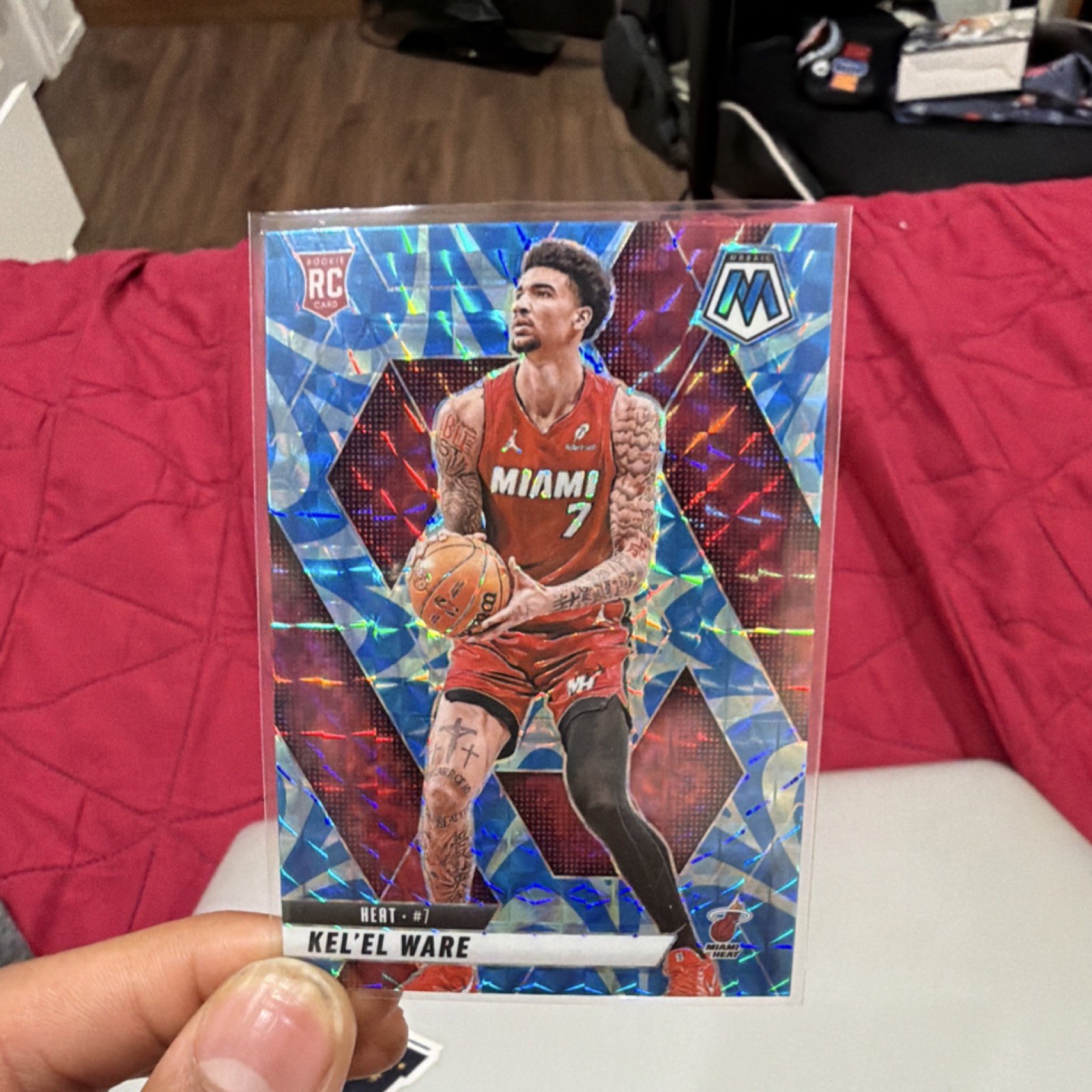 Panini Mosaic Rookie Kel'el Ware #232 Miami Heat Basketball 2024-25 Mosaic