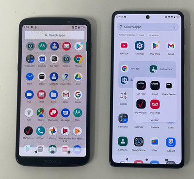 Lot of 2 Motorola Android Smartphones - Edge Plus 5G & Moto Z3