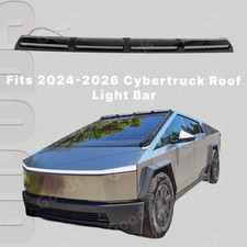 Fits Cybertruck 2024-26 Gloss Black Roof Light Top Lamp Four Light Bars Off-Road