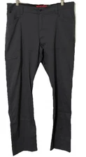 Wrangler ATG All Terrain Gear Pants Men's 38x32 Black Hiking Outdoor Nylon