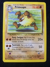 2002 Pokemon Legendary Collection Primeape 59/110 WOTC Non Holo Uncommon MP