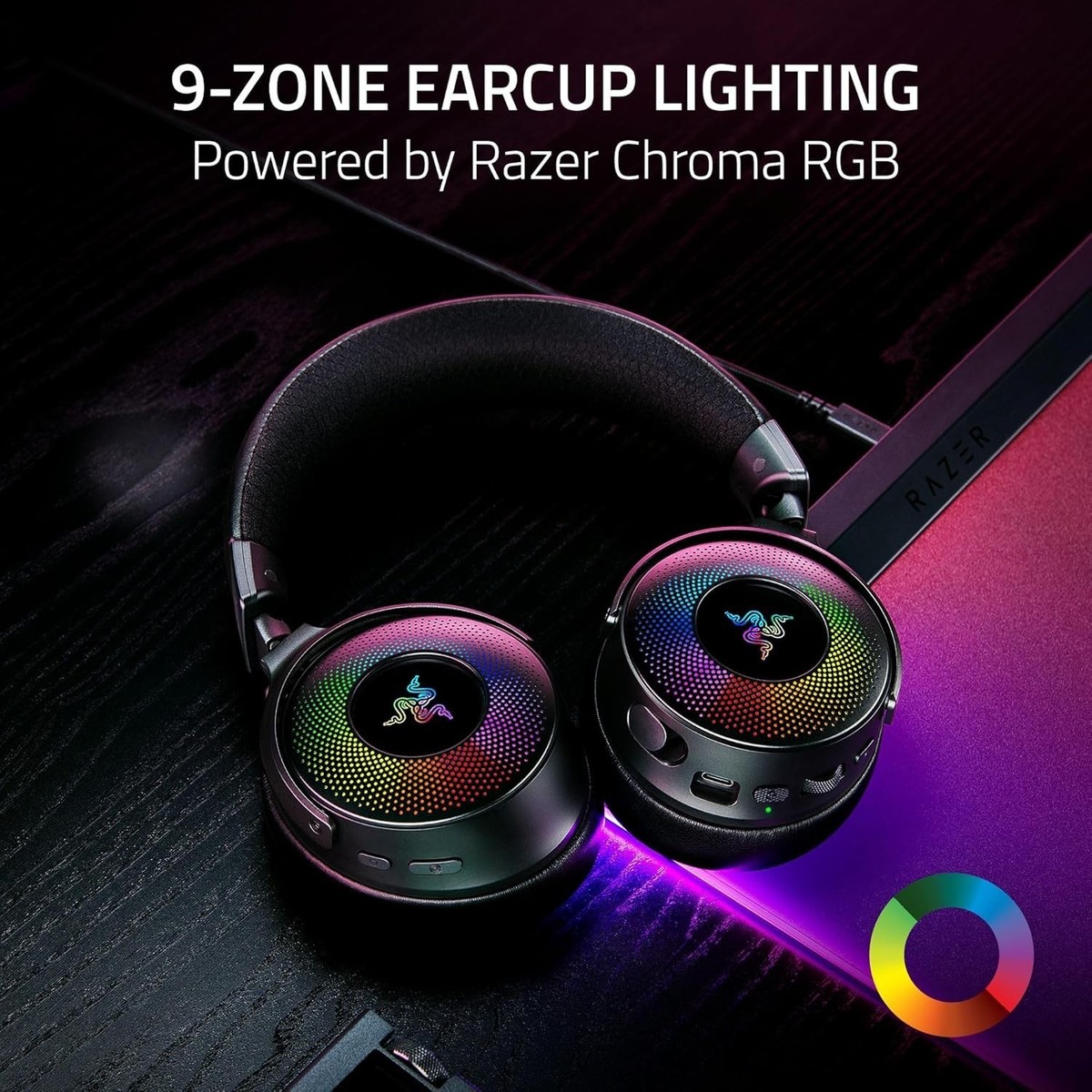 Razer Kraken V4 Pro Black RZ04-05160100-R3U1 Wireless Gaming