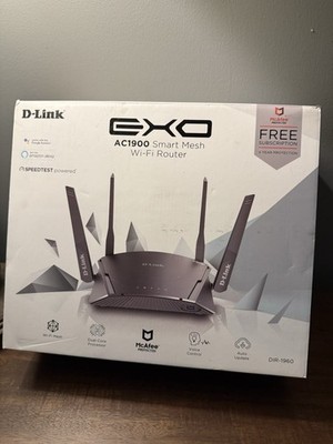 D-Link Exo AC1900 Smart Mesh Wi-Fi Router DIR-1960 New Open Box