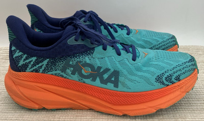 Men's Hoka Challenger ATR 7 Running Shoes Size 9.5D Vibrant Ceramic Orange