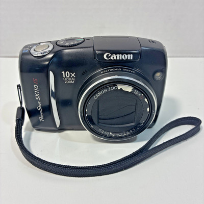 Canon PowerShot SX110 IS 9.0MP Digital Camera 10X Optical Zoom - TESTED WORKING