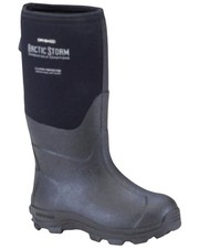 Dryshod Boys' Arctic Storm Rubber Boot - Soft Toe - ARS-KD-BK