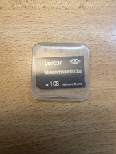 Lexar 1GB Memory Stick Pro Duo Genuine Memory Card For Sony Camera / PSP  Case