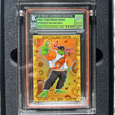 Kickstradomis TMNT Streetwear Series Mikey Card Black Series