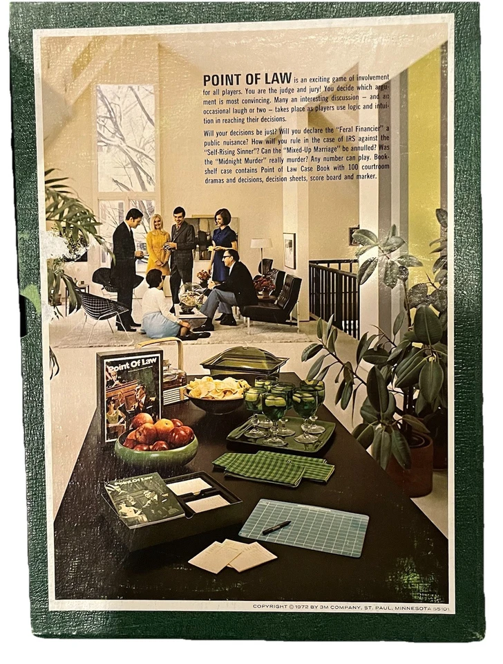 Lot of 4 VTG 3M Bookshelf Games Point of Law, Quinto, Stocks & Bonds, and Image! - Image 3 of 4