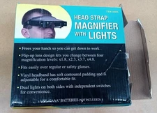 Magnifier Head Strap With Lights 38896- Not Tested (Batteries Not Included)