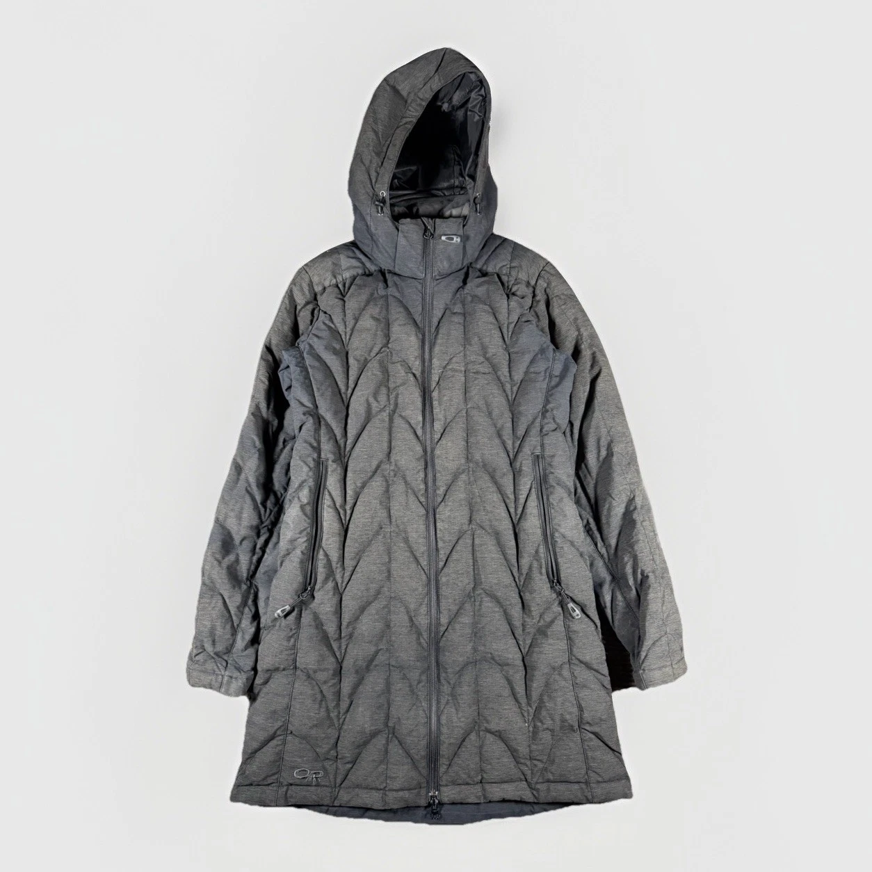Outdoor Research Aria Storm Down Long Jacket Parka Puffer Quilted Size Small