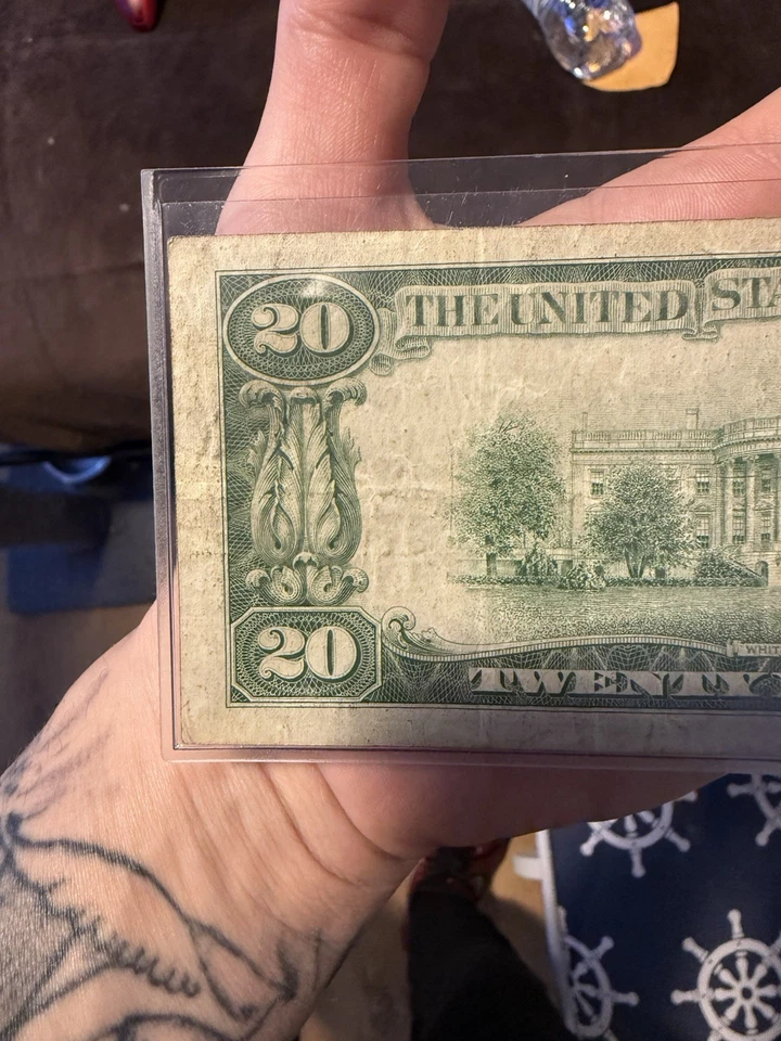 Series Of 1934 A  Washington.D.C. 20 Dollar Note - Image 4 of 4