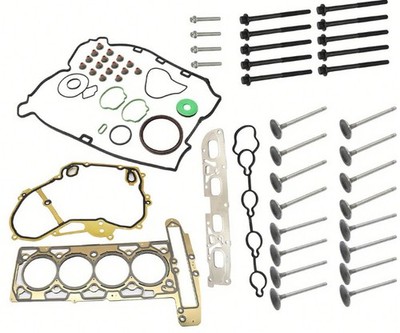 Head Gasket Bolts&Intake Exhaust Valves Fit 2010-2013 Chevrolet Buick GMC 2.4L