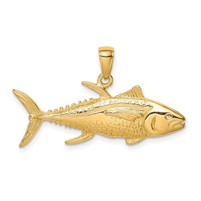 14K Gelbflossenthunfisch Anhänger