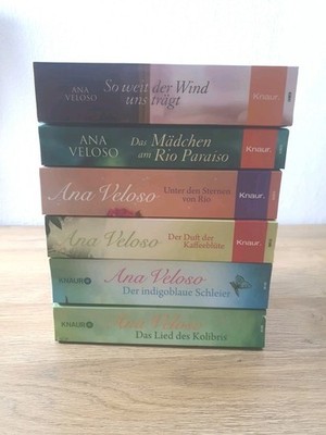 Ana Veloso 6 Bücher,  Bücherpaket, Historische Romane