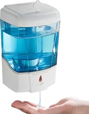Soap Dispenser Wall Mount, Automatic Hand Sanitizer Dispenser 600ml Gel n Liquid
