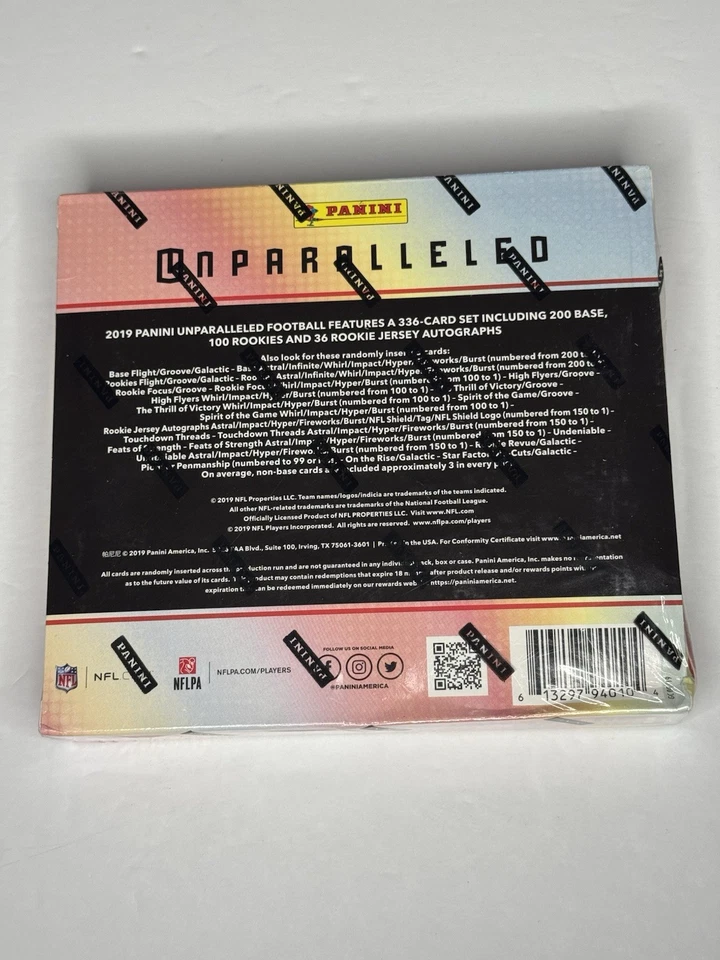2019 Panini Unparalleled🔥NFL Hobby Box🔥64 Cards🔥Factory Sealed  - Image 2 of 3