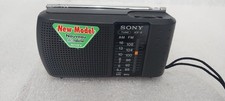 Sony ICF-8 Portable AM/FM Radio - Black