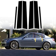 Car Door Pillar Posts Trim,Window Outer Pillar Post Panel Covers fit for Infi...