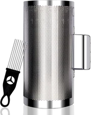 Stainless Steel Guiro 6"X12" Latin Percussion Instrument with Scraper