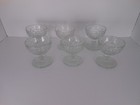 Anchor Hocking Waterford Waffle Clear Footed Sherbet set of 6 — photo 1