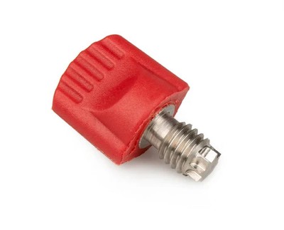 Sachtler s2002-1001 Red Knob With Shaft - FSB Wedge Plate Slide Lock Lever