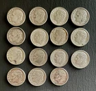 Lot of 15 Silver Roosevelt Dimes