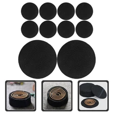 10 Pcs Fireproof Incense Burner Holder Mats Heat Resistant Cotton Pads