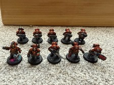 Warhammer 40k Leagues of Votann 10 Hearthkyn Warriors Painted