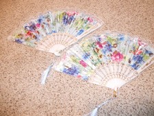 Chinese Folding Fan, Bridal Tea Party Decor, Wedding Dancing Tea Party Floral