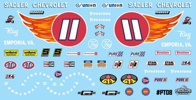 *NEW* PORCH TIME 1/25  RAY HENDRICK ''FLAMING 11'' MODIFIED/SPORTSMAN DECALS