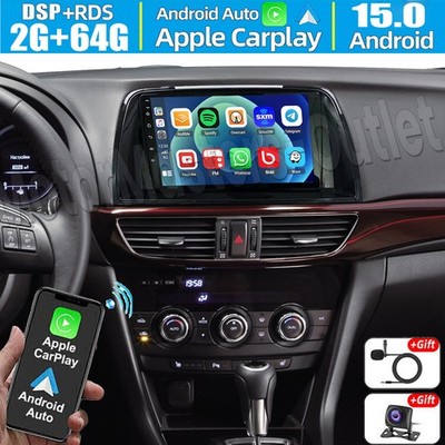 9'' Android 15 Carplay For Mazda 6 GL GJ 2012-2017 Car Stereo Radio GPS 2+64GB