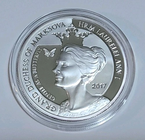 2017 "Silver Duchess" W/ COA Gary Marks Heidi Wastweet 1oz .999 Silver Proof