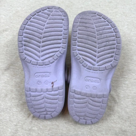 Zueco clásico Crocs para niños lavanda púrpura talla C13 zapatos sin cordones Foto 4 de 4