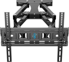 Full Motion TV Wall Mount for 26-65 Inch Flat/Curved Screens, Tilt  Swivel with