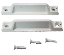 Prime-Line F 2630 Deluxe Sash Lift 3-5/16 in Diecast Construction, White- 2 Pack