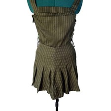 Shein Women's Green and Khaki Dress