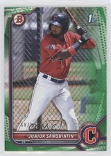 2022 Bowman Prospects Green Pattern Border 68/99 Junior Sanquintin #BP-80 fm0