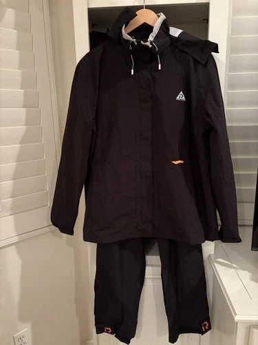 Rideiron Rain Suit Motorcycle Water Proof Jacket Breathable Pants Reflective L - product listing photo