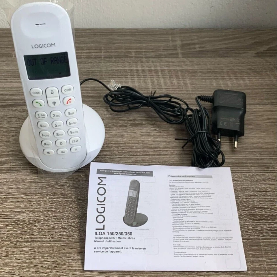 Schnurloses Telefon ohne Anrufbeantworter Logicom ILOA 150 - Bild 2 von 3